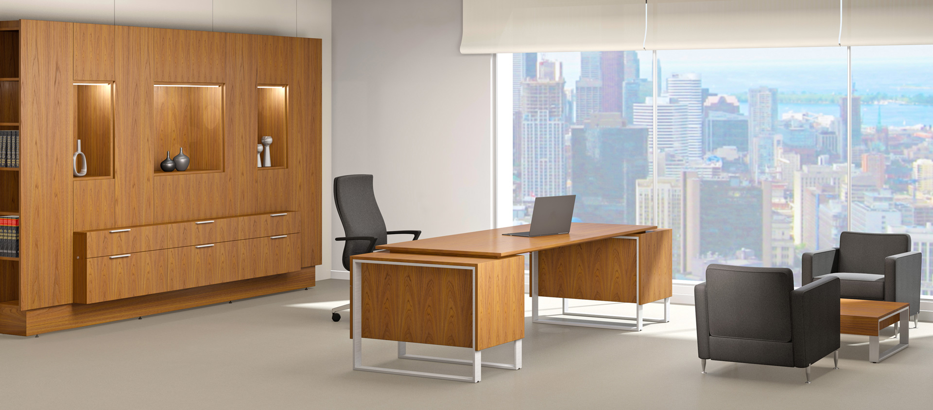 Global Furniture Group, A modern interpretation of conference Boardroom and Meeting Room furniture featuring the latest data