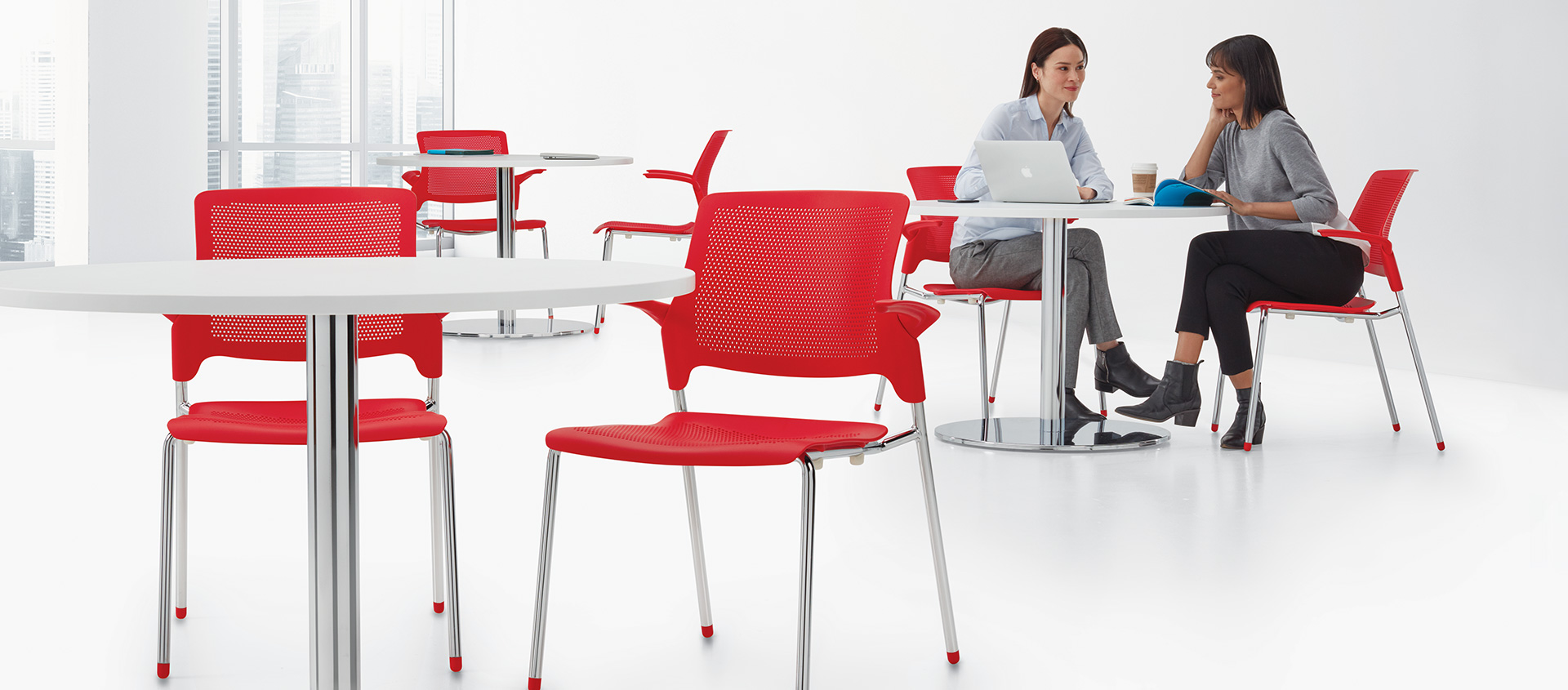 Global Furniture Group, The applause has begun for Stream,™ our latest plastic seating series with a chic aesthetic and a